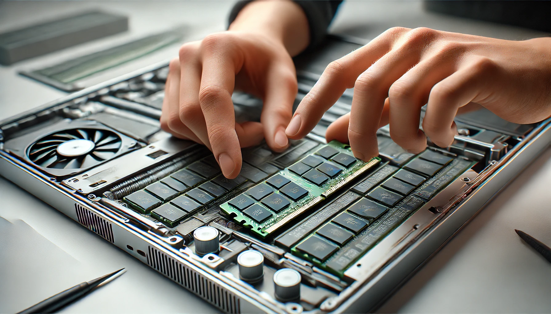 Installing RAM on a Laptop